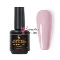 NUDE RUBBER BASE COAT FSM Soak-Off de 15 ml, Nr 14 Nude Pink